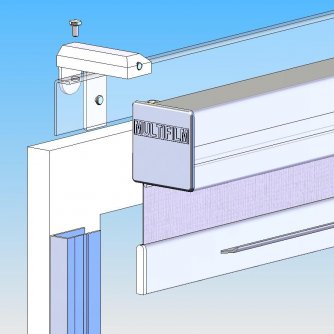 Classic-Line installation with clamps on the frame (without drilling) Classic-Line installation with clamps on the frame (without drilling)