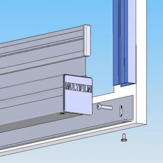 Lux-Line screw fitting on the frame Lux-Line screw fitting on the frame