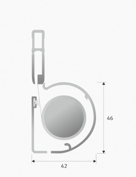Lux-Line roller blind head box R1 Lux-Line roller blind head box R1