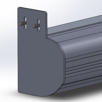installation of XXL roller blinds by side plates to the top installation of XXL roller blinds by side plates to the top