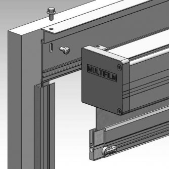 Blende F1 Schraubmontage auf den Rahmen