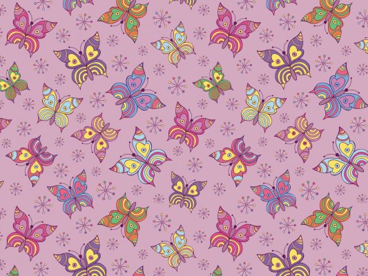 Dekor für Folien-Rollo Multifilm Butterfly 120