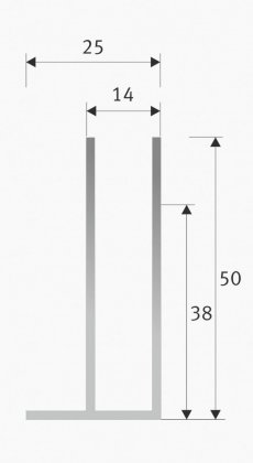 Seitenführung UL38 UL50 für Rollos Seitenführung UL38 UL50 für Rollos