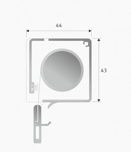 Classic-Line Rollo Blende C1
